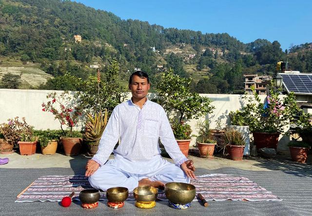 rooftop yoga class