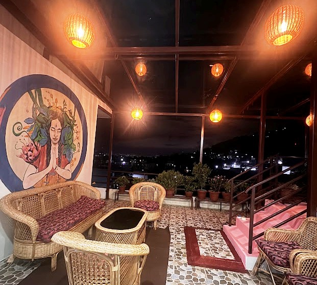 rooftop at Niru Yoga Homestay Retreat in Nagarkot, Nepal